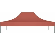 Proginės palapinės stogas, terakota spalvos, 4,5x3m, 270 g/m²