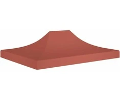 Proginės palapinės stogas, terakota spalvos, 4,5x3m, 270 g/m²