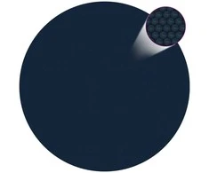 Saulę sugerianti baseino plėvelė, juoda/mėlyna, 210cm, PE