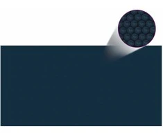 Saulę sugerianti baseino plėvelė, juoda/mėlyna, 488x244cm, PE