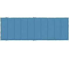 Saulės gulto čiužinukas, mėlynas, 186x58x3cm, audinys