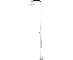 Sodo dušas su pilku pagrindu, 230cm, nerūdijantis plienas