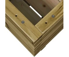 Sodo lovelis, 40x40x49,5cm, impregnuota pušies mediena