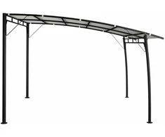 Sodo markizė nuo saulės, kreminės spalvos, 3x3x2,55m
