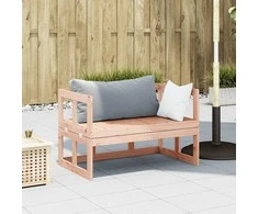 Sodo sofa-suoliukas, douglas eglės masyvas, išskleidžiama