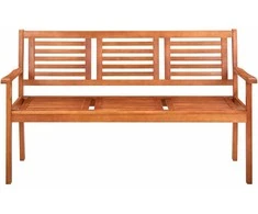 Sodo suoliukas, 150 cm, trivietis, eukalipto medienos masyvas