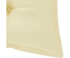 Sodo suoliukas su pagalvėle, 120cm, bambukas (41504+314946)