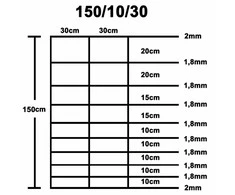 Sodo tvora, sidabrinės spalvos, 50x1,5m, galvanizuotas plienas