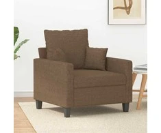 Sofa Krėslas, rudos spalvos, 60cm, audinys