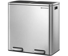 Songmics Atliekų separatorius 60 litrų ( 2 x 30 l)