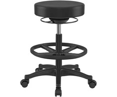 Songmics Biuro taburetė 59,5-81 cm juoda