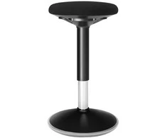 Songmics Darbo taburetė 50-65 cm juoda