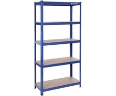 Songmics Didelio atsparumo lentynos 650 kg mėlynos spalvos