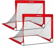 Songmics Futbolo vartai vaikams raudoni