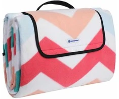 Songmics Pikniko antklodė flanelė ZigZag XXL