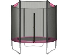 Songmics Rundes Gartentrampolin Ø 183 cm mit Sicherheitsnetz