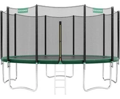Songmics Sodo batutas Ø 427 cm su apsauginiu tinklu