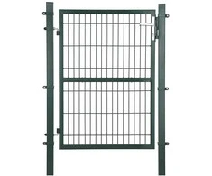 Songmics Sodo vartai 106 x 125 cm (D x V), pagaminti iš cinkuoto plieno