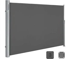 Songmics Šoninis tentas 200 x 300 cm antracito spalvos