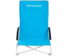 Songmics Strandstuhl mit hoher Rückenlehne