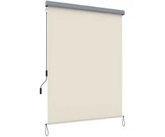 Songmics Vertikali markizė 1,4 x 2,5 m smėlio spalvos