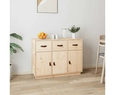 Šoninė spintelė, 100x40x75cm, pušies medienos masyvas