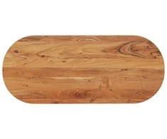 Stalviršis, 100x40x3,8cm, akacijos masyvas, ovalo formos