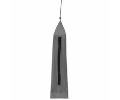 Stovyklavimo gultas, pilkas, 180x60x19cm, audinys ir plienas
