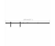 Stumdomų spintelės durelių sistemos rinkinys, 183cm, plienas