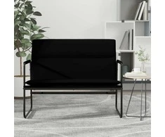 Suoliukas, juodos spalvos, 100x64x80cm, dirbtinė oda