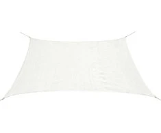 Tentas nuo saulės, HDPE, stačiakampio formos, 2x4m, baltas