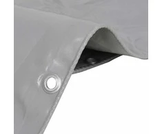 Tentas, pilkos spalvos, 4x7m, 650g/m²