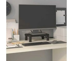 TV staliukas Monitoriaus stovas, juodos spalvos, 38x24x10,5cm