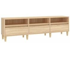 TV staliukas Televizoriaus spintelė, ąžuolo, 150x30x44,5cm, apdirbta mediena
