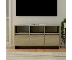 TV staliukas Televizoriaus spintelė, ąžuolo, 102x37,5x52,5cm, mediena