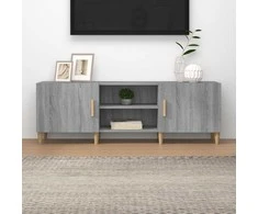 TV staliukas Televizoriaus spintelė, pilka ąžuolo, 150x30x50cm, mediena