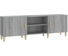TV staliukas Televizoriaus spintelė, pilka ąžuolo, 150x30x50cm, mediena