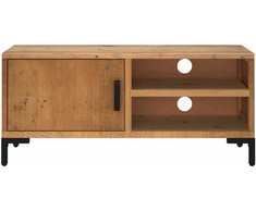 TV staliukas Televizoriaus spintelė, ruda, 90x30x40cm, pušies masyvas