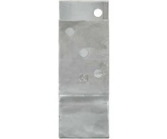 Tvoros stulpai, 6vnt., sidabrinės spalvos, 10x6x15cm, plienas