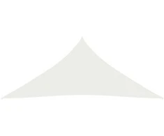 Uždanga nuo saulės, baltos spalvos, 3x4x4m, HDPE, 160g/m²