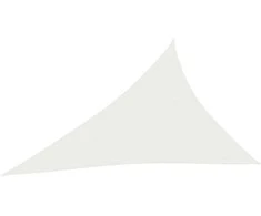 Uždanga nuo saulės, baltos spalvos, 4x5x6,8m, HDPE, 160g/m²