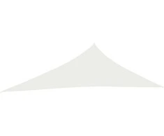 Uždanga nuo saulės, baltos spalvos, 4x5x6,8m, HDPE, 160g/m²