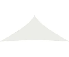 Uždanga nuo saulės, baltos spalvos, 5x6x6m, HDPE, 160g/m²