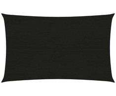 Uždanga nuo saulės, juodos spalvos, 4x6m, HDPE, 160g/m²