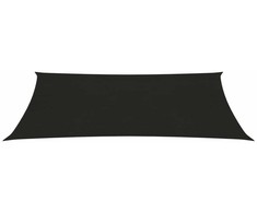 Uždanga nuo saulės, juodos spalvos, 4x7m, HDPE, 160g/m²