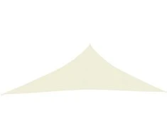 Uždanga nuo saulės, kreminės spalvos, 3x4x5m, HDPE, 160g/m²