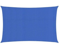 Uždanga nuo saulės, mėlynos spalvos, 2x5m, HDPE, 160g/m²