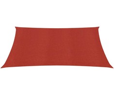 Uždanga nuo saulės, raudonos spalvos, 3x3m, HDPE, 160g/m²