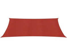 Uždanga nuo saulės, raudonos spalvos, 3x4m, HDPE, 160g/m²