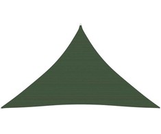 Uždanga nuo saulės, tamsiai žalia, 3x3x4,2m, HDPE, 160g/m²